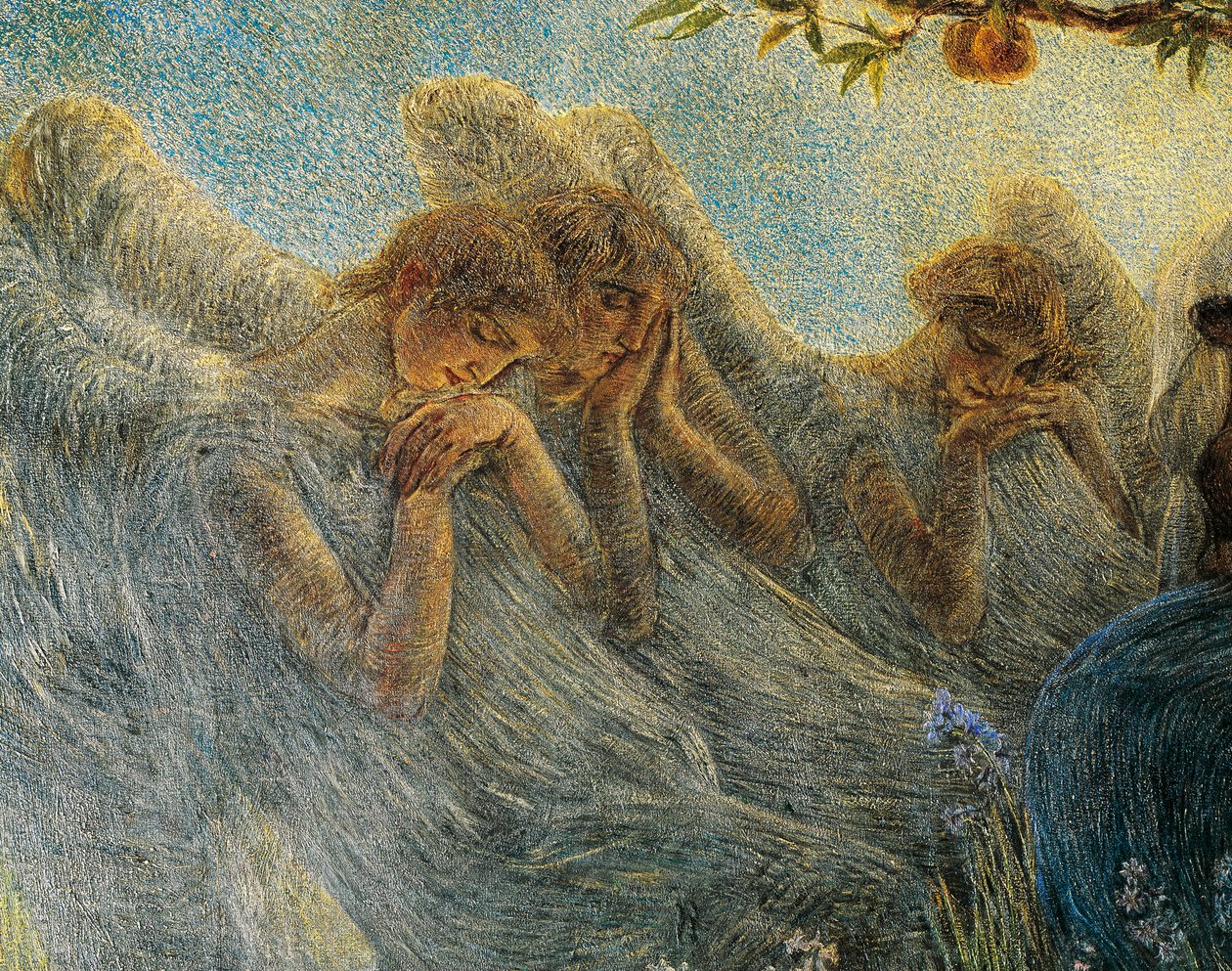 Engel (Detail) von Gaetano Previati