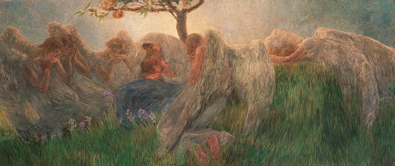 Mutterschaft, 1890-1891 von Gaetano Previati