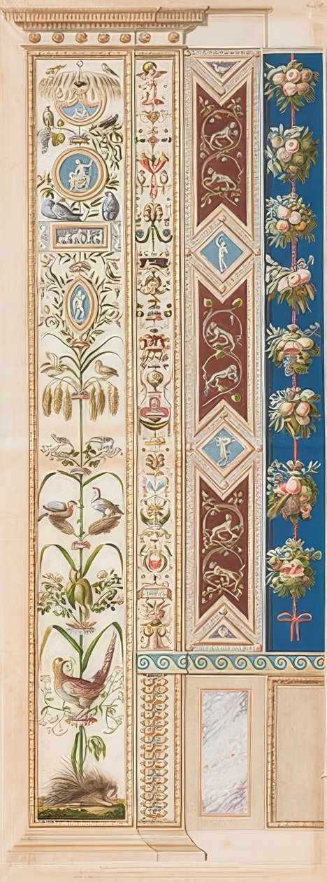 Pilaster Loggia XI (Verzierung mit Stachelschwein) von Gaetano Savorelli