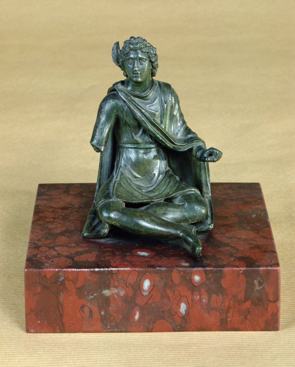 Gallische Gottheit mit dem Ohr eines Cervidae (Bronze) von Gallo Roman