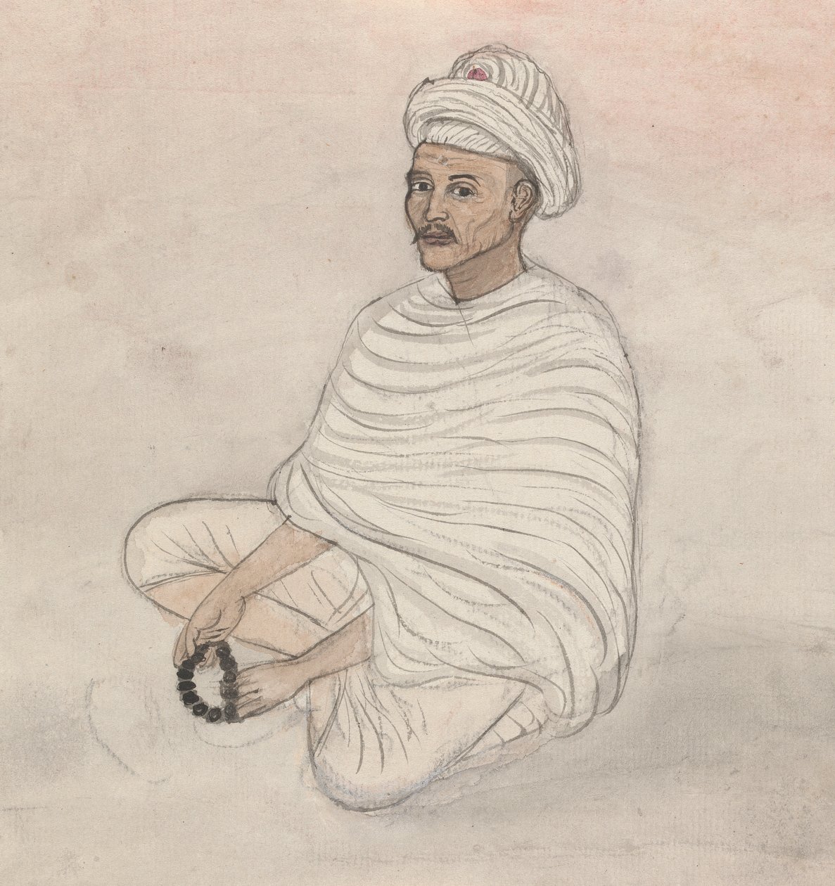 Betender Mann von Gangaram Chintaman Tambat