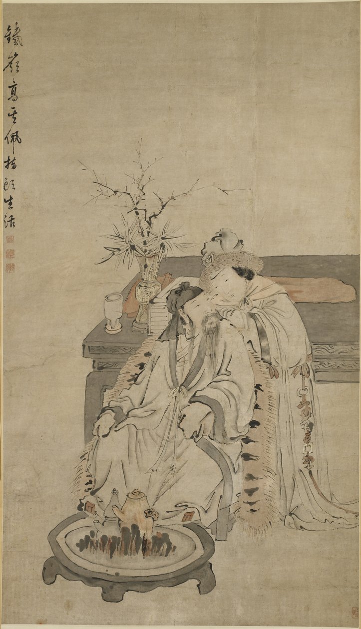Schönheit im Winter von Gao Qipei