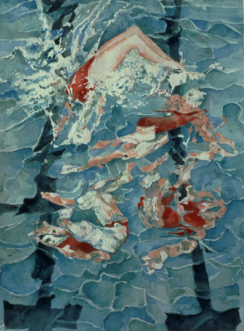 Synchronschwimmen, 1989 von Gareth Lloyd Ball