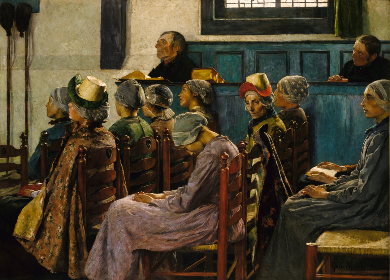 Die Predigt von Gari Melchers