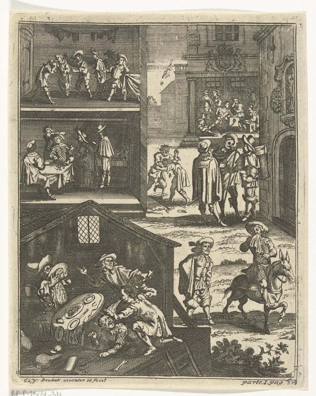 Laster der Jugend von Gaspar Bouttats