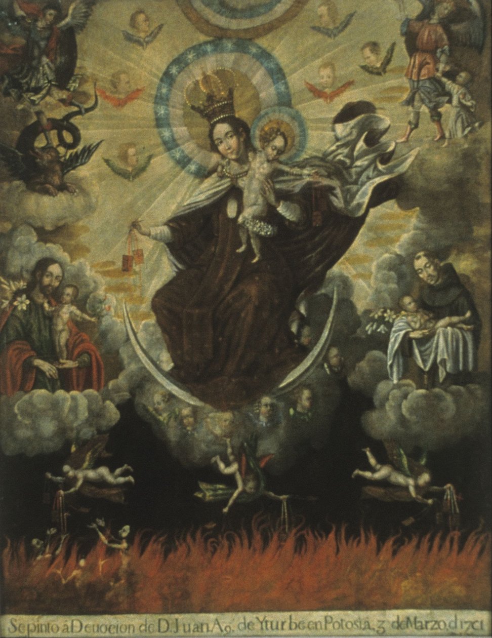 Jungfrau vom Karmel von Gaspar Miguel de Berrio