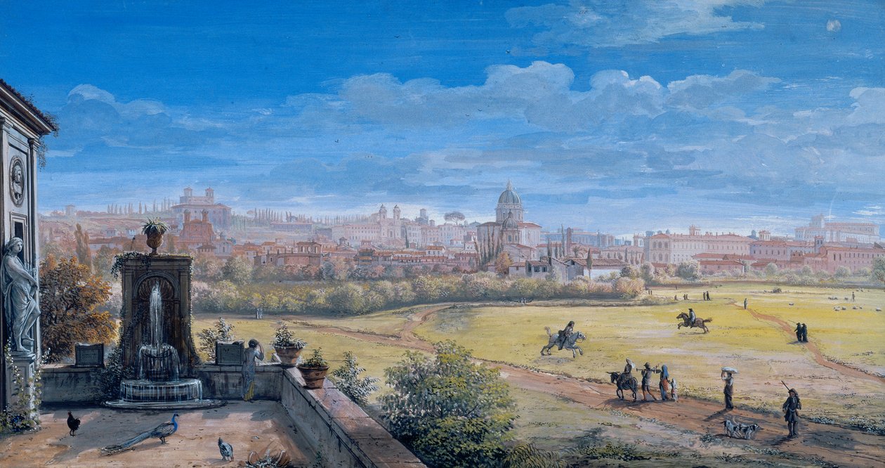 Ansicht von Rom von Gaspar van Wittel