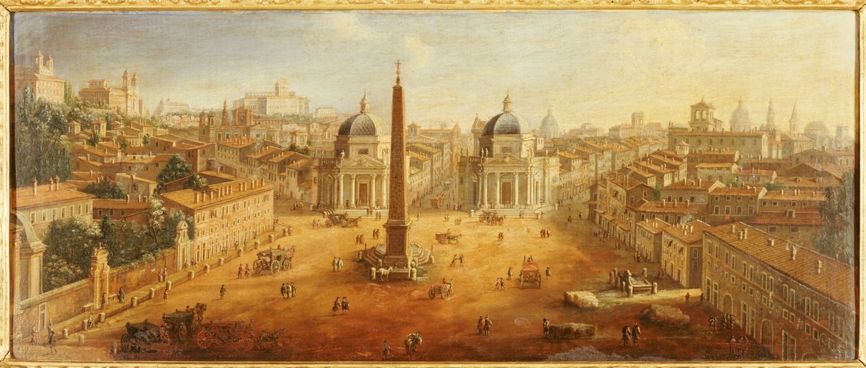 Piazza del Popolo, Rom von Gaspar van Wittel