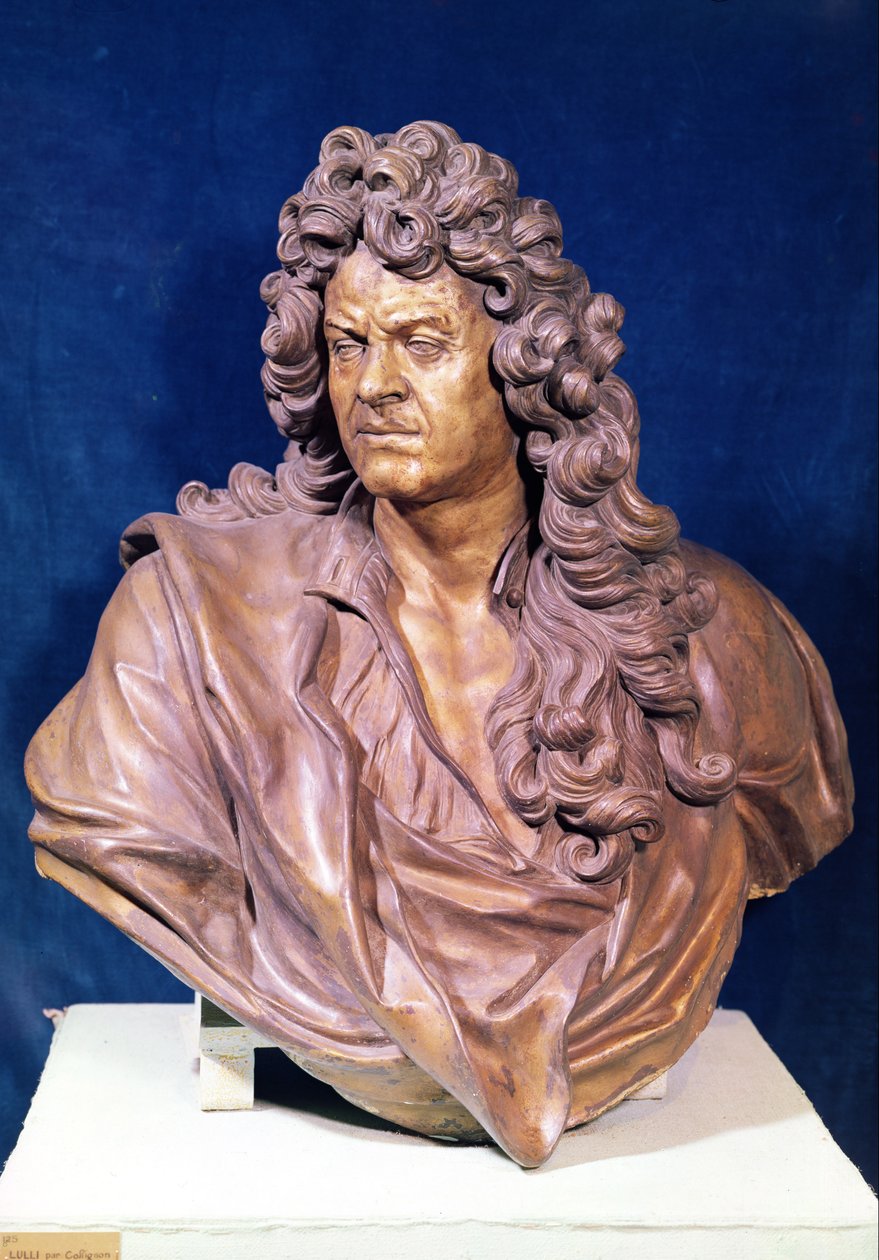 Büste von Jean Baptiste Lully (1632-87) von Gaspard Collignon