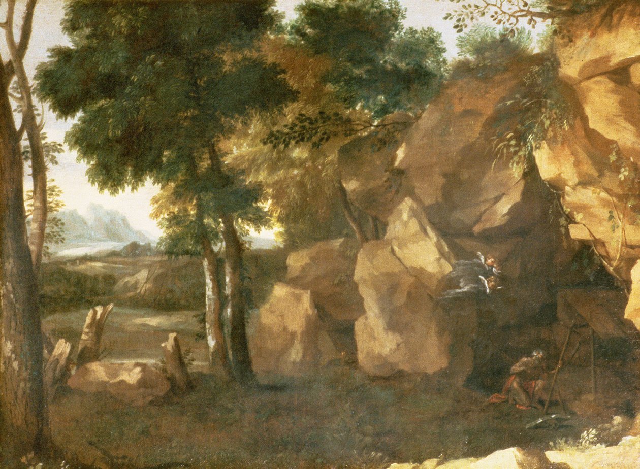 St. Hieronymus von Gaspard Poussin Dughet