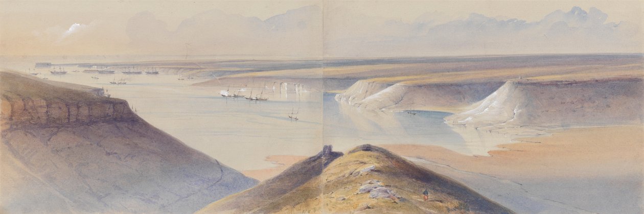 Der Hafen von Sewastopol von Gaspard Le Marchant Tupper