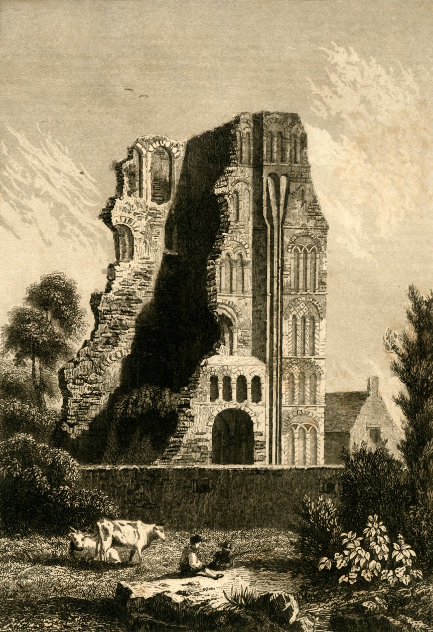 Ruinen eines Klosters in Canterbury von Gaucherel