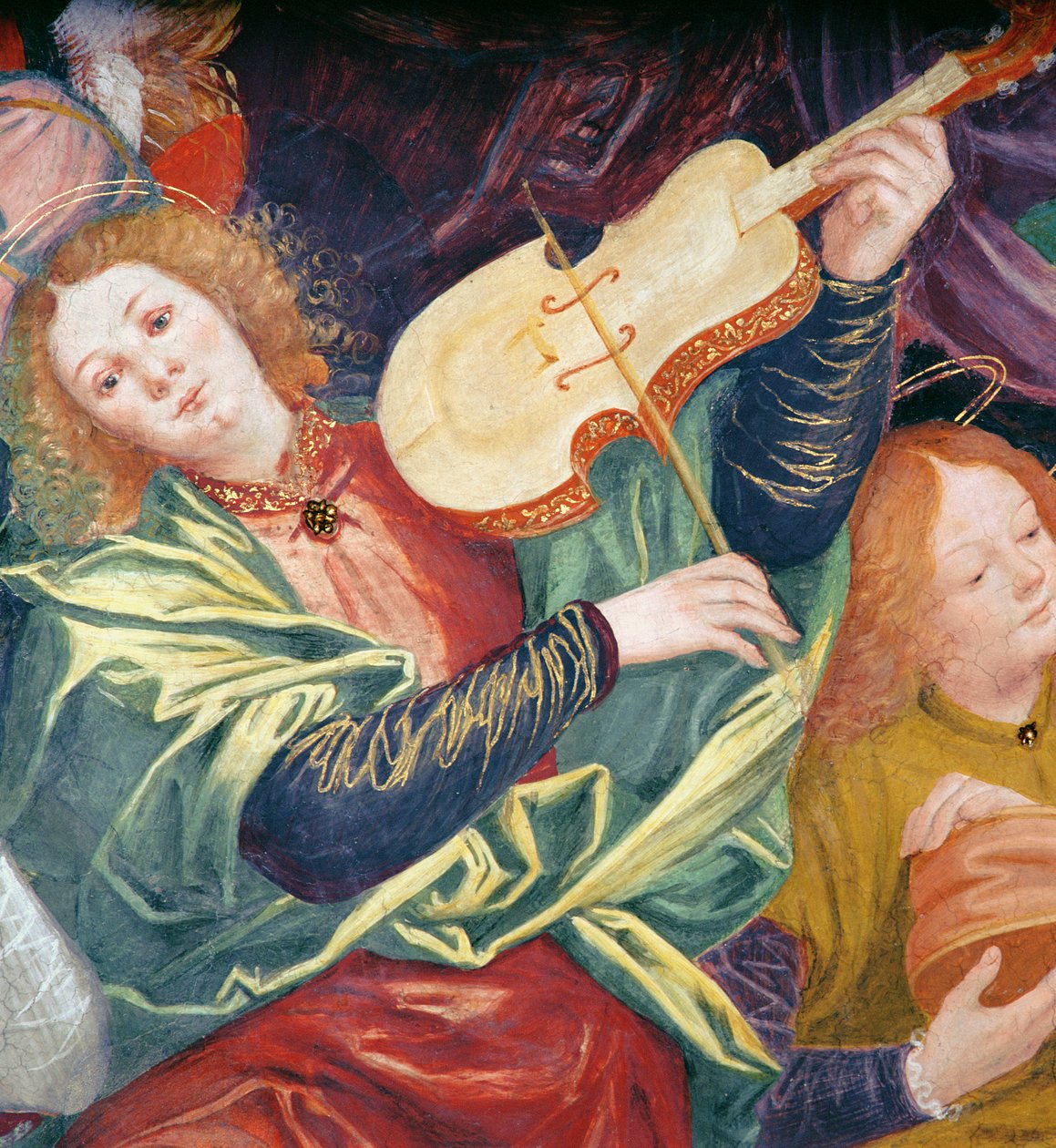 Das Konzert der Engel, 1534-36 (Detail) von Gaudenzio Ferrari