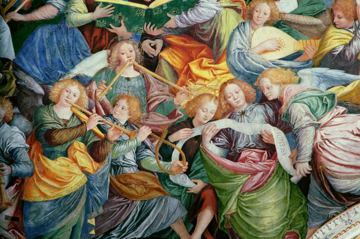 Das Konzert der Engel (Detail) von Gaudenzio Ferrari