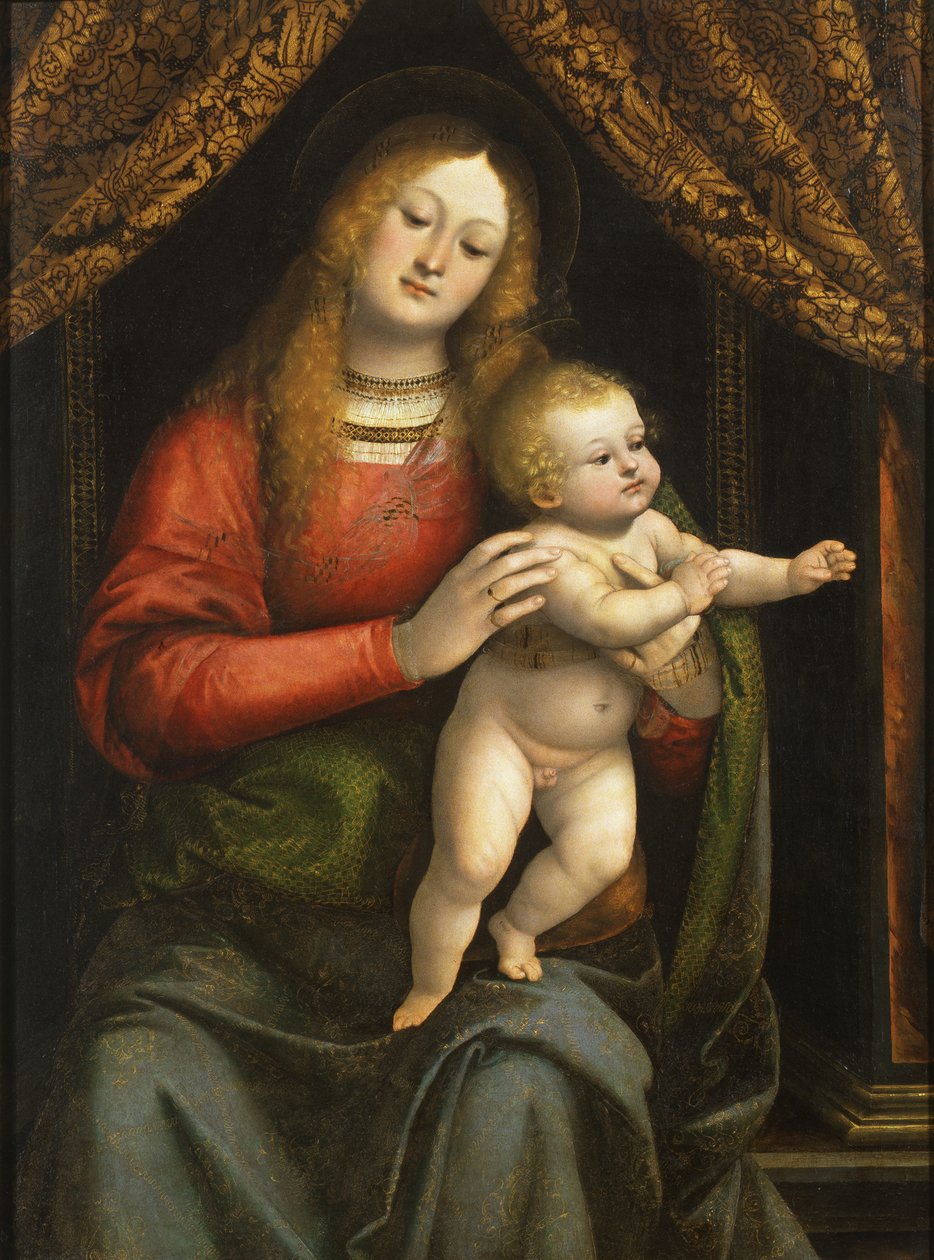 Madonna mit Kind von Gaudenzio Ferrari