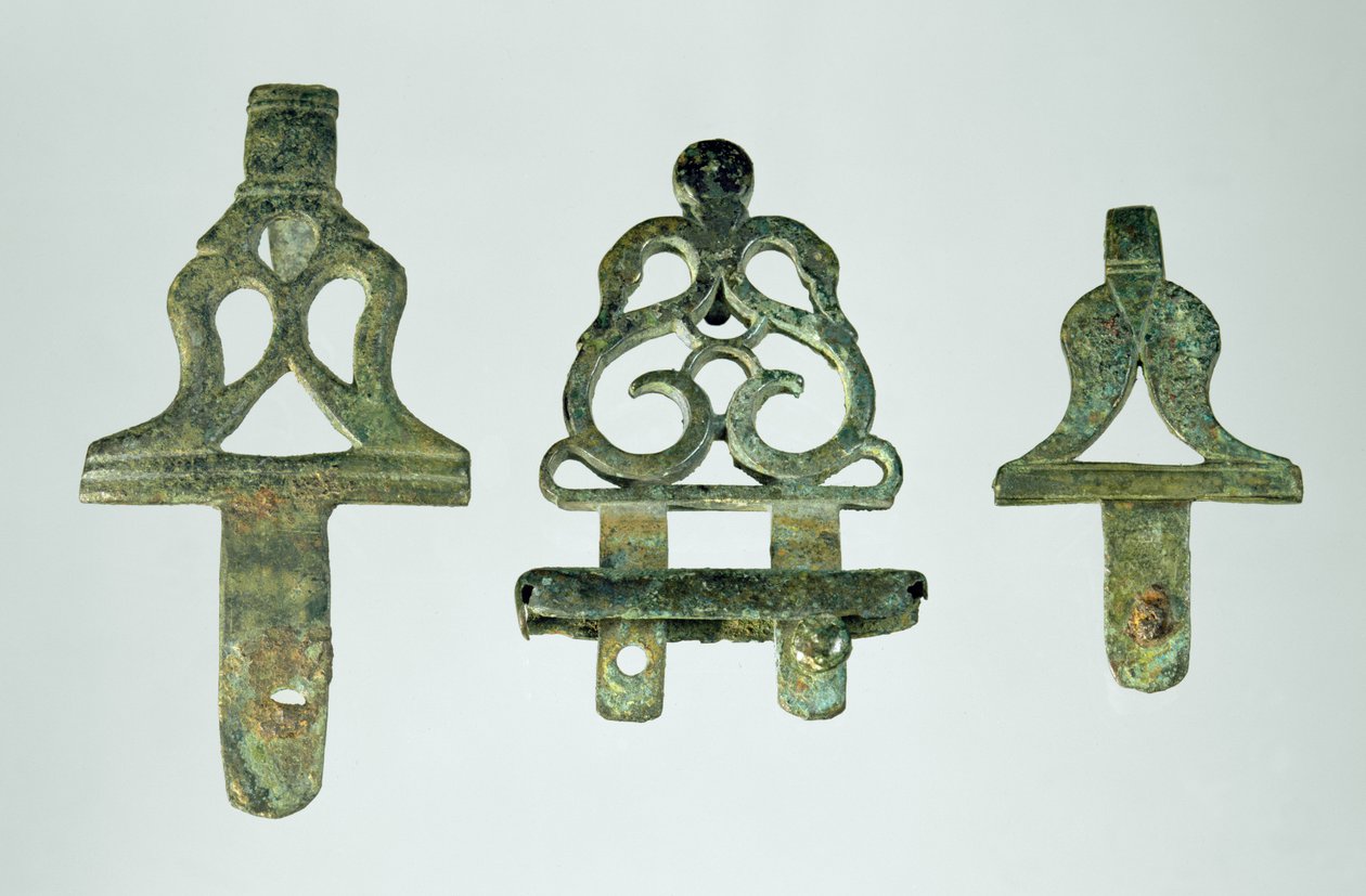 Gürtelhaken, aus Chalons-sur-Marne, Tene II (300-120 v. Chr.) von Gaulish