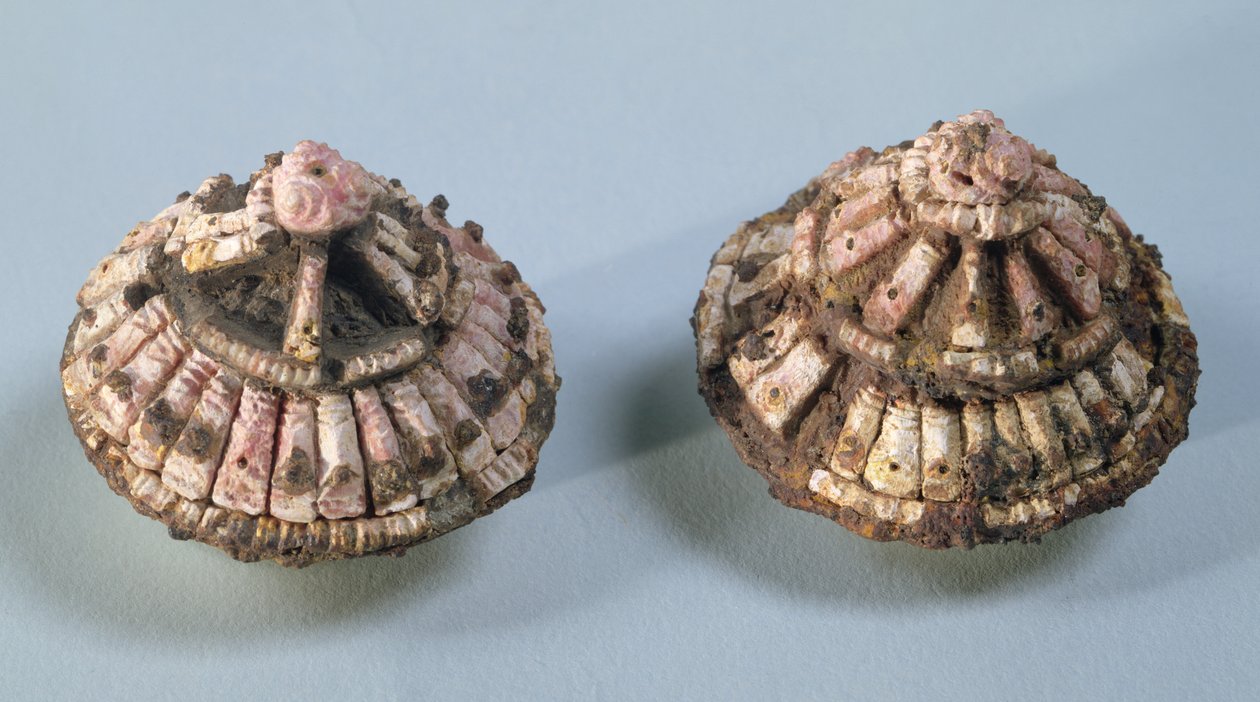 Beschläge von einem Pferdegebiss, aus Chalons-sur-Marne, Tene I (475-300 v. Chr.) von Gaulish