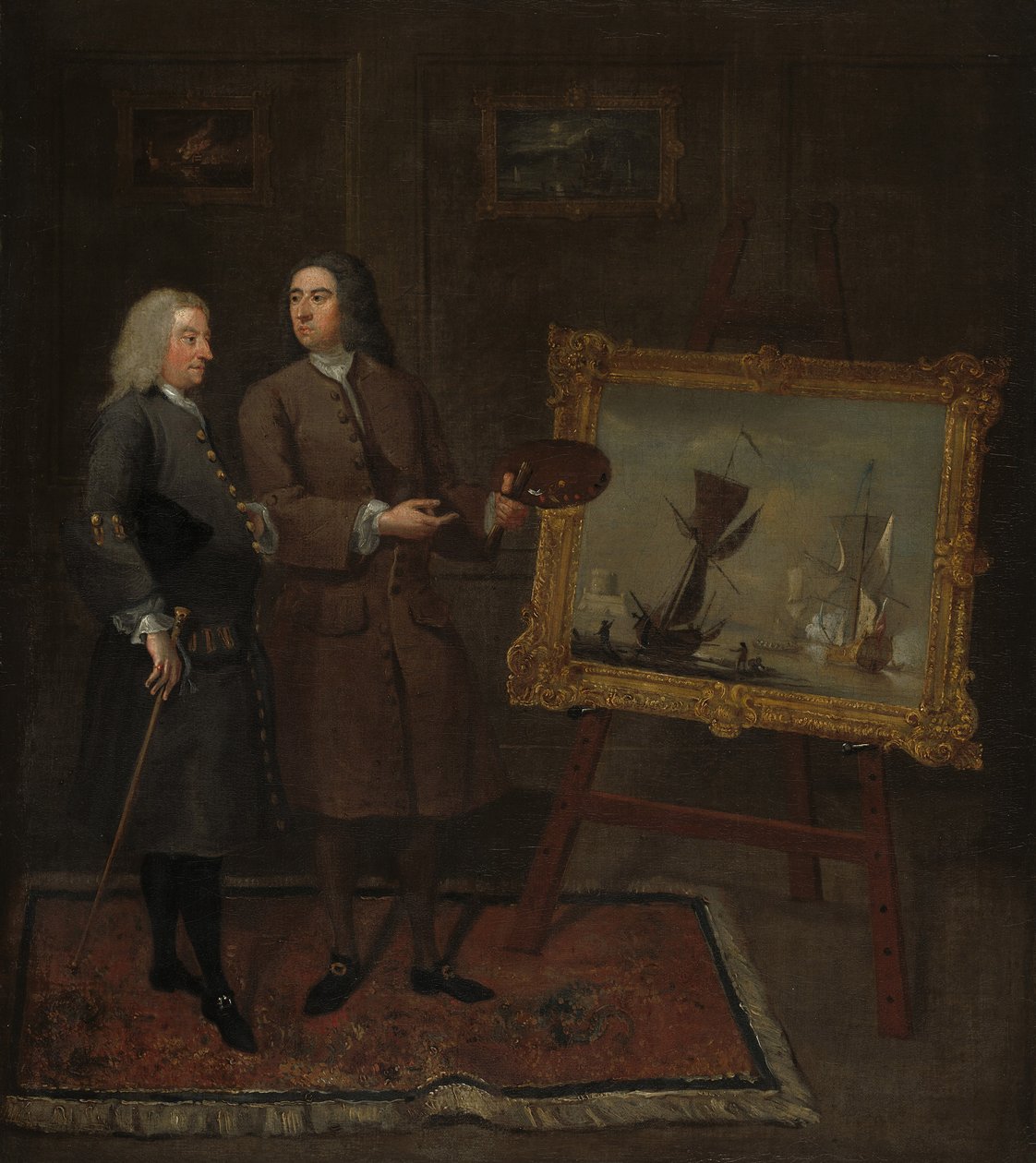 Thomas Walker und Peter Monamy, ca. 1735 von Gawen Hamilton