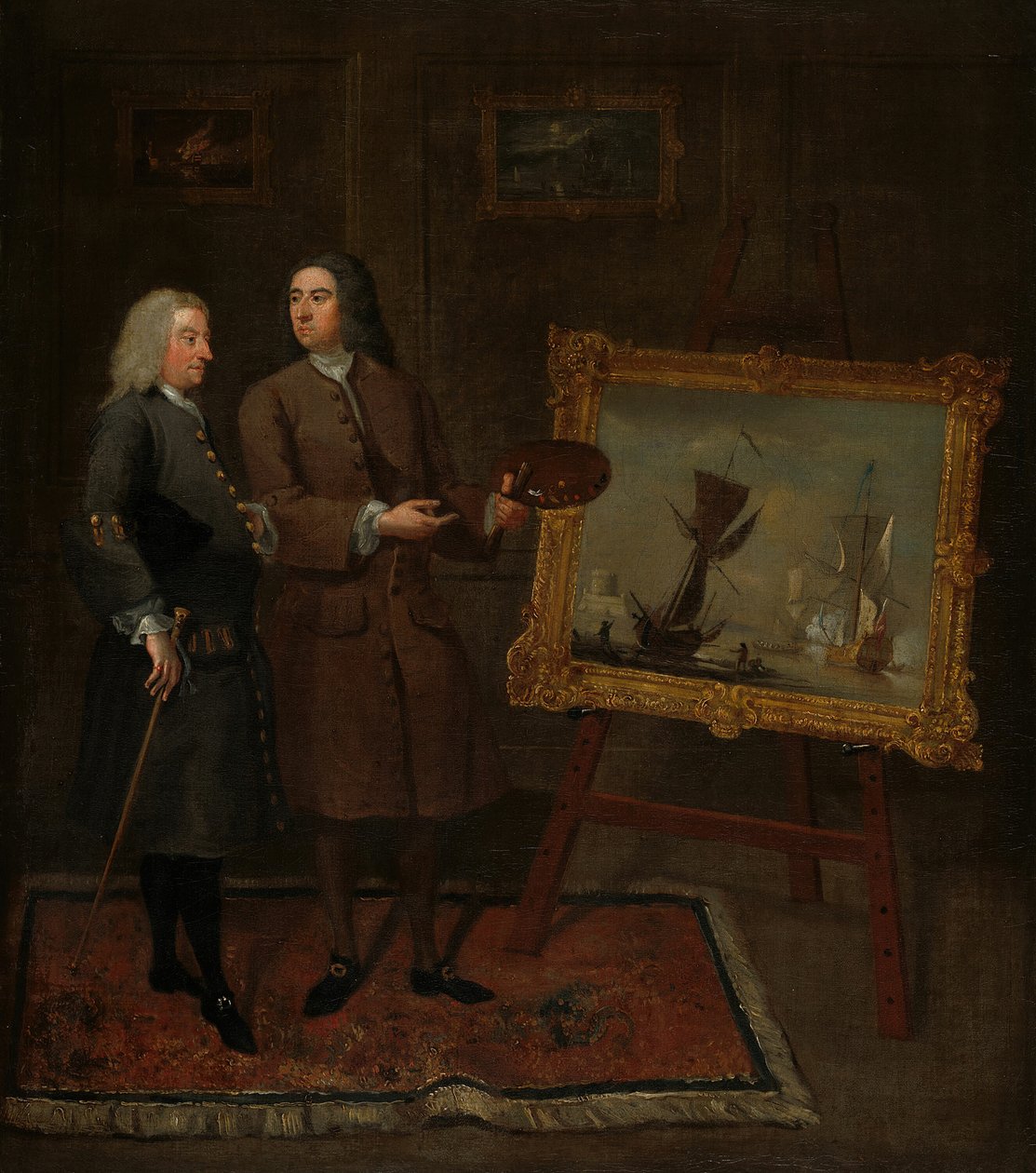 Thomas Walker und Peter Monamy, ca. 1735 von Gawen Hamilton