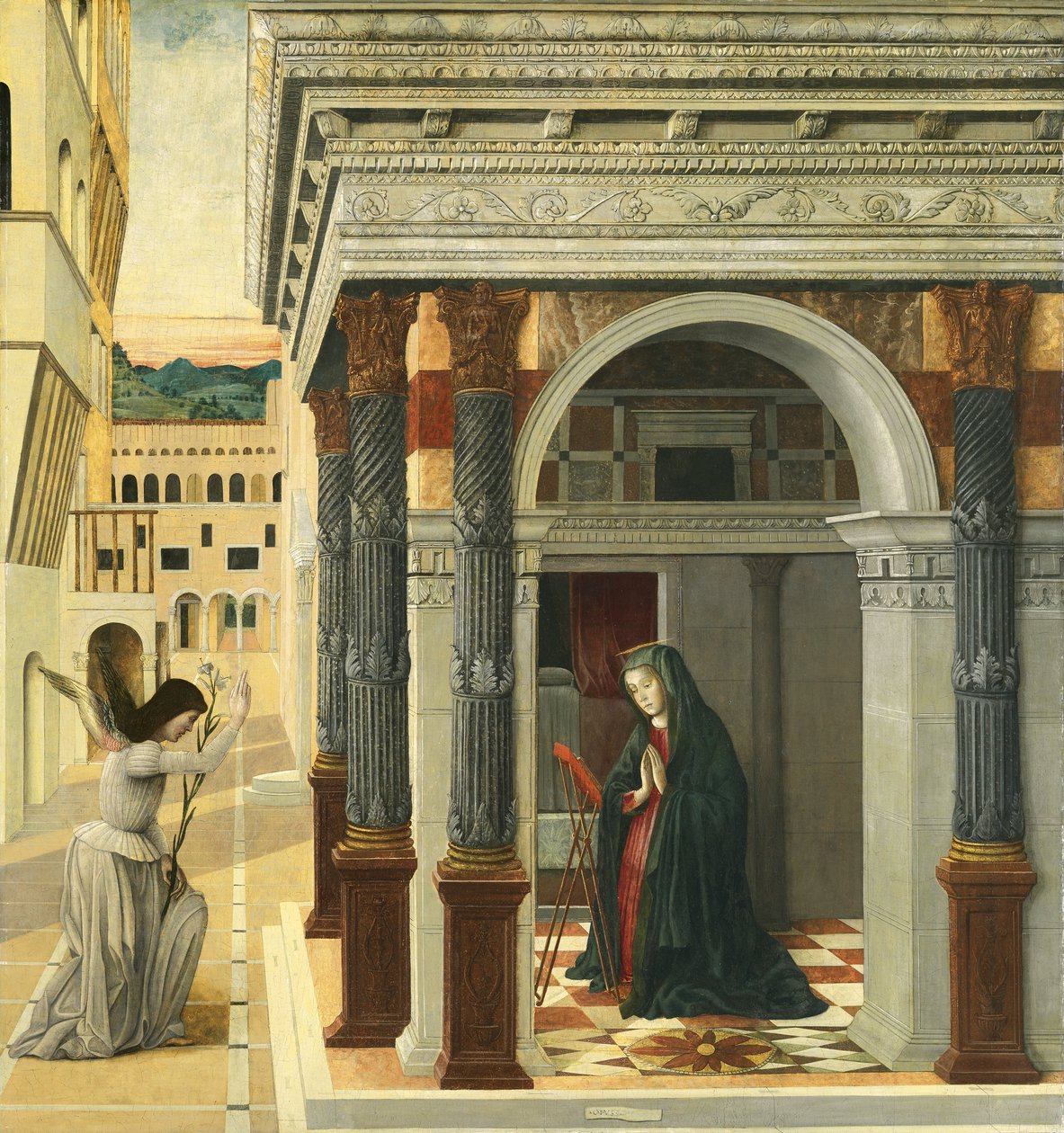 Die Verkündigung von Gentile Bellini