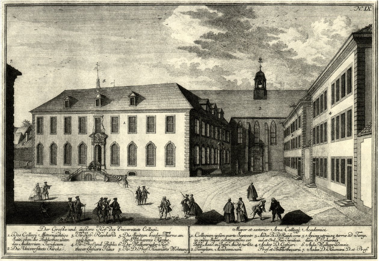 Universität Göttingen von Georg Daniel Heumann