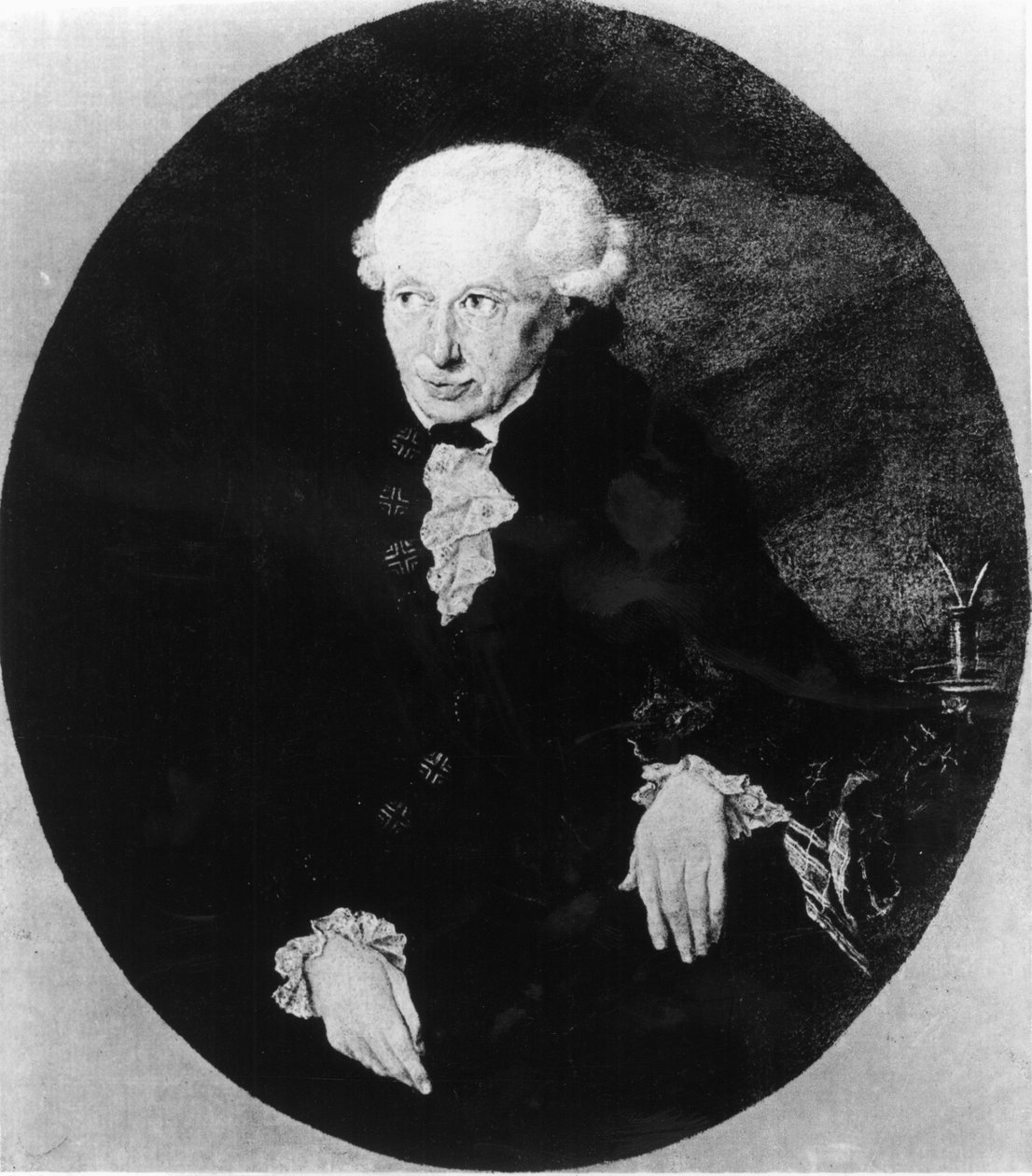 Porträt von Immanuel Kant (1724-1804), veröffentlicht von F. Bruckmann, 1905 von Georg Dobler