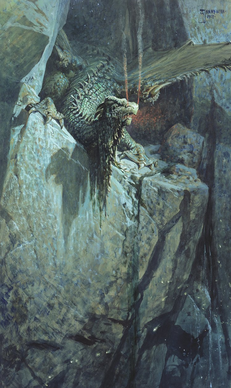 Die Drachenhöhle, 1917 von Georg Janny