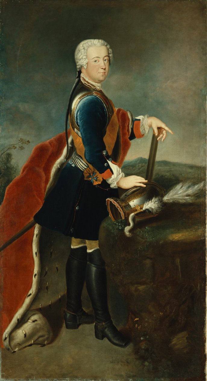 Der Kronprinz Friedrich II., um 1736 von Georg Wenzeslaus von Knobelsdorff