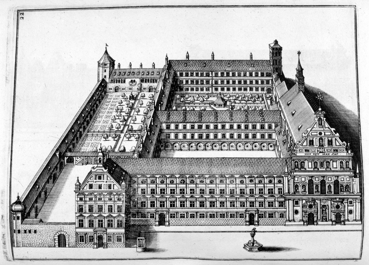 Schlossentwurf von Georg Andreas Bockler