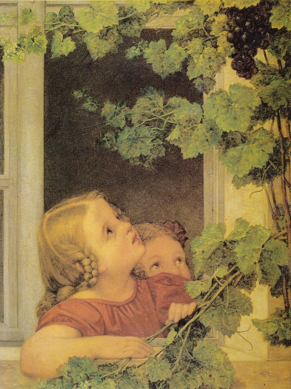 Kinder am Fenster von Georg Friedrich Kersting