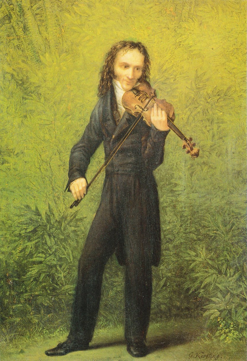 Der Geiger Niccolò Paganini von Georg Friedrich Kersting