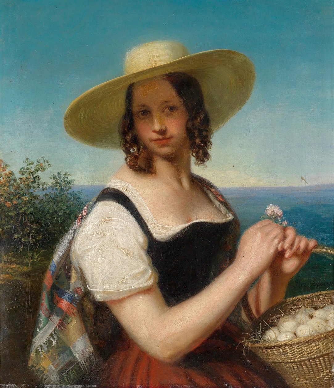 Das Eiermädchen von Georg Friedrich Reichmann
