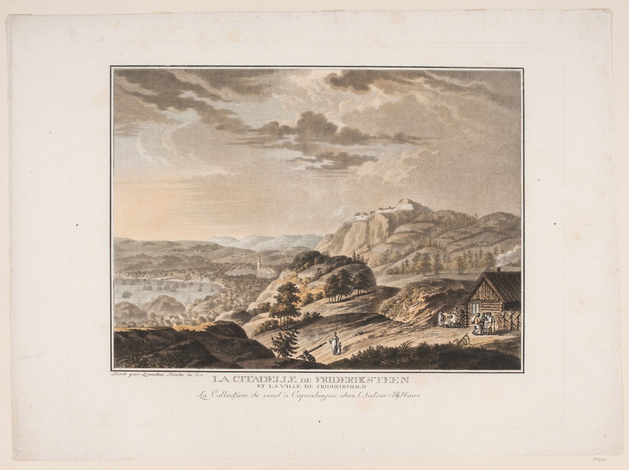Die Zitadelle von Frideriksteen von Georg Haas