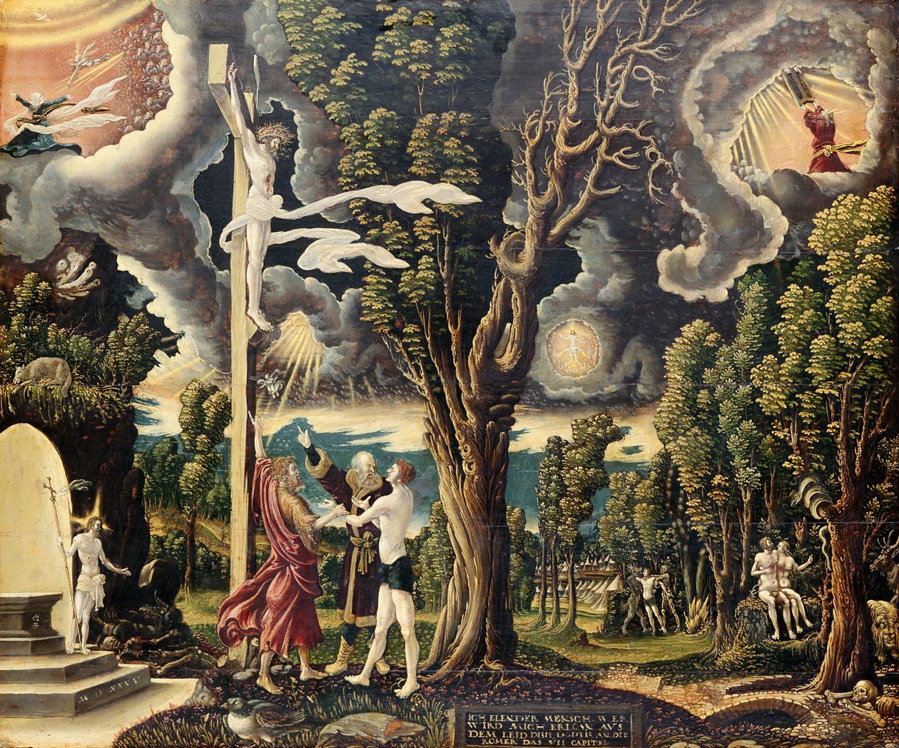 Fall und Erlösung, 1535 von Georg Lemberger