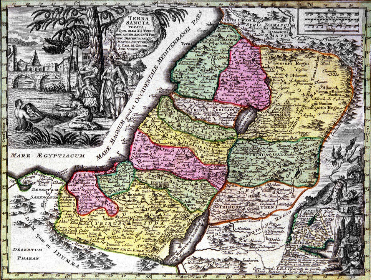 Das Heilige Land (Palästina) von Georg Matthäus Seutter