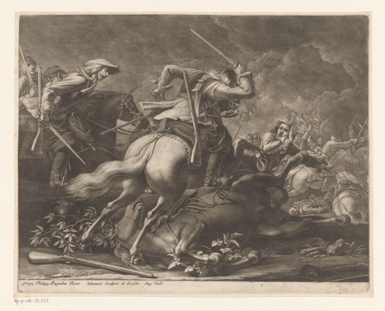 Reiterkampf von Georg Philipp Rugendas (I)
