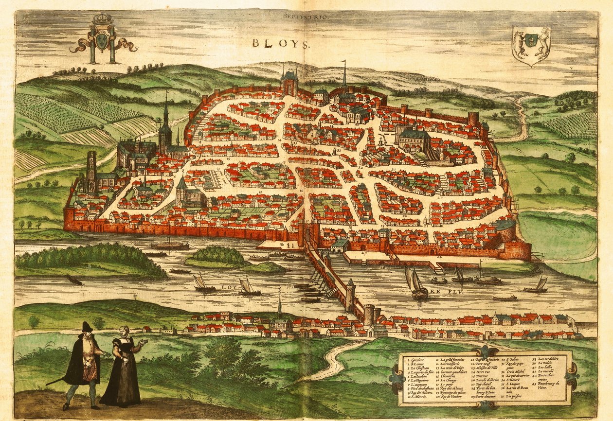 Blois von Georg and Hogenberg Franz (1535 90) Braun