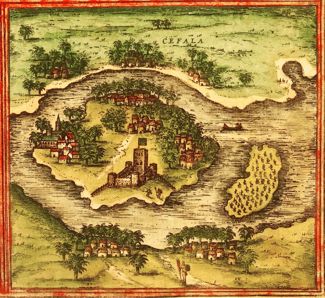 Mosambik von Georg and Hogenberg Franz (1535 90) Braun