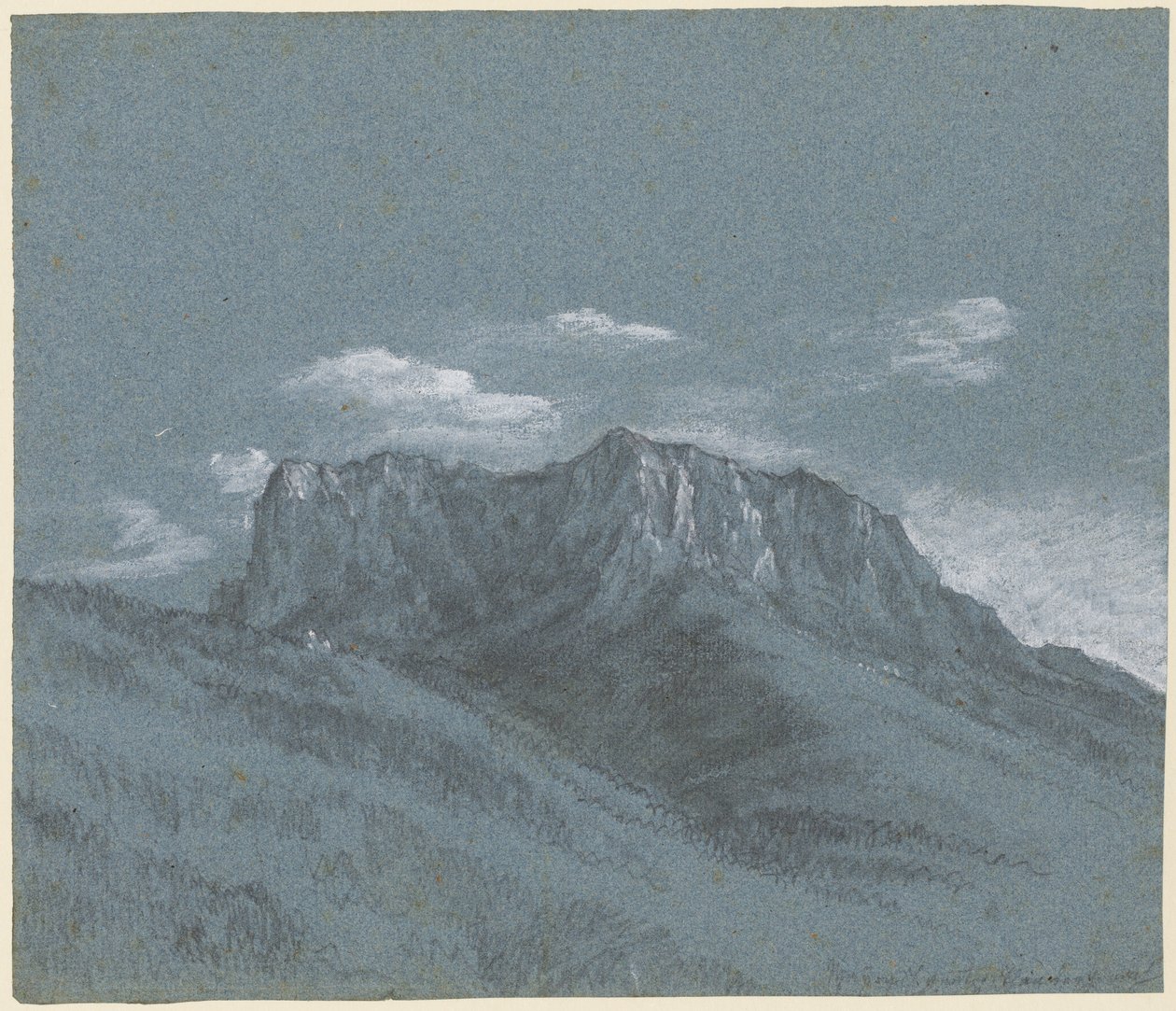 Der Rauschberg, um 1800 von Georg von Dillis
