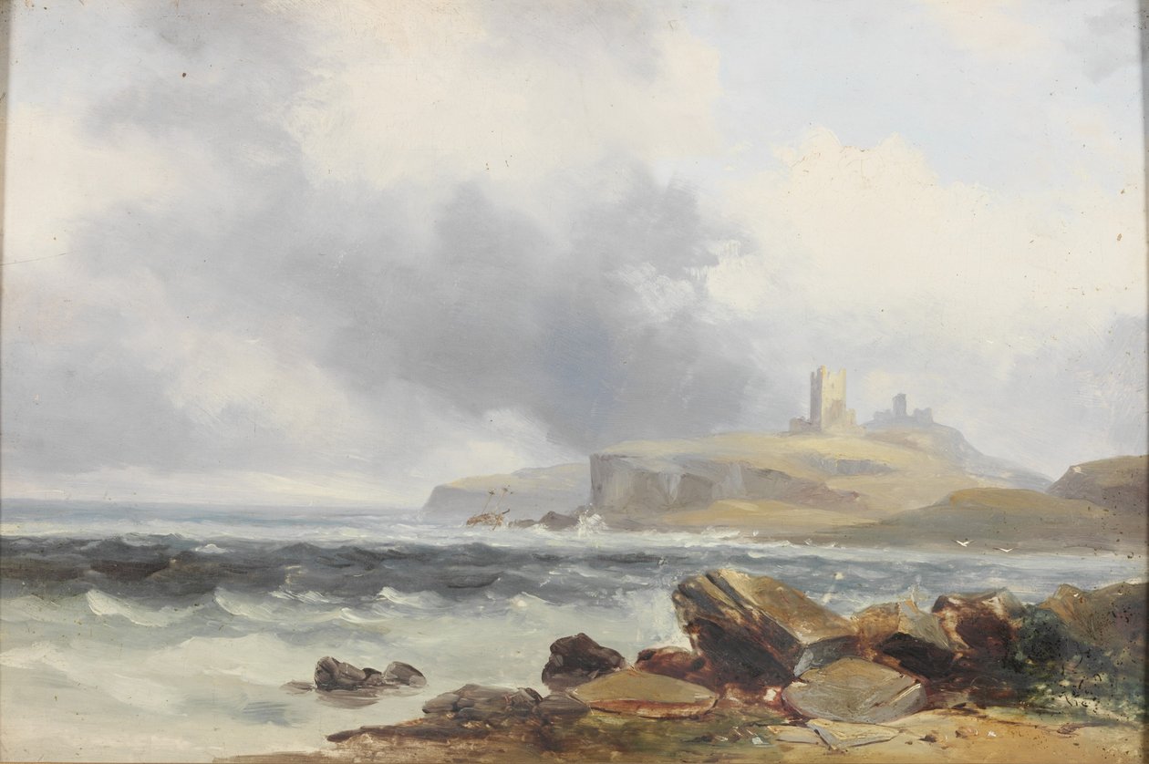 Burg Dunstanburgh von George Balmer