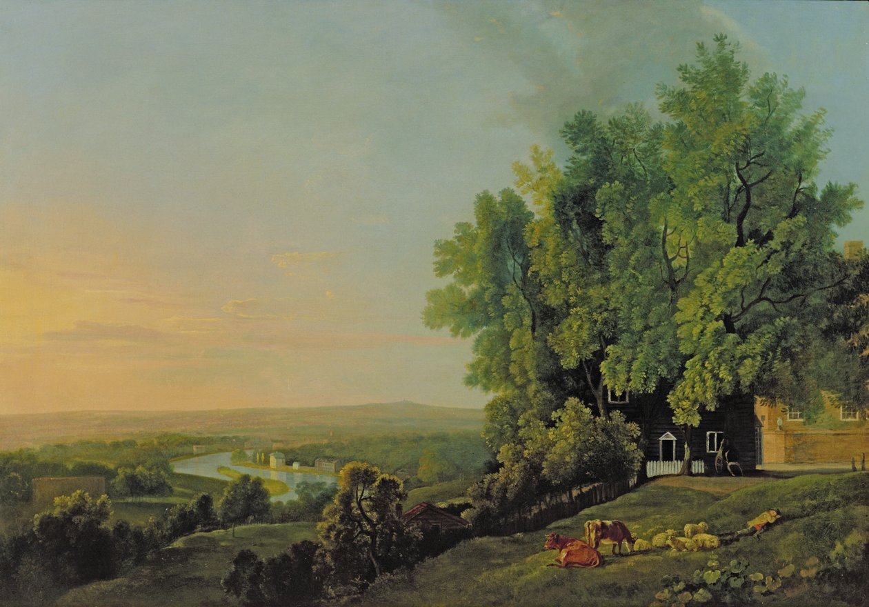 Blick von Richmond, ca. 1790 von George Baratt