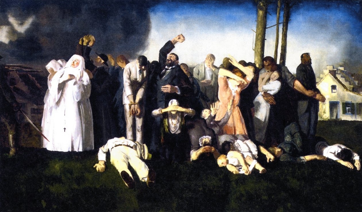 Massaker in Dinant von George Wesley Bellows