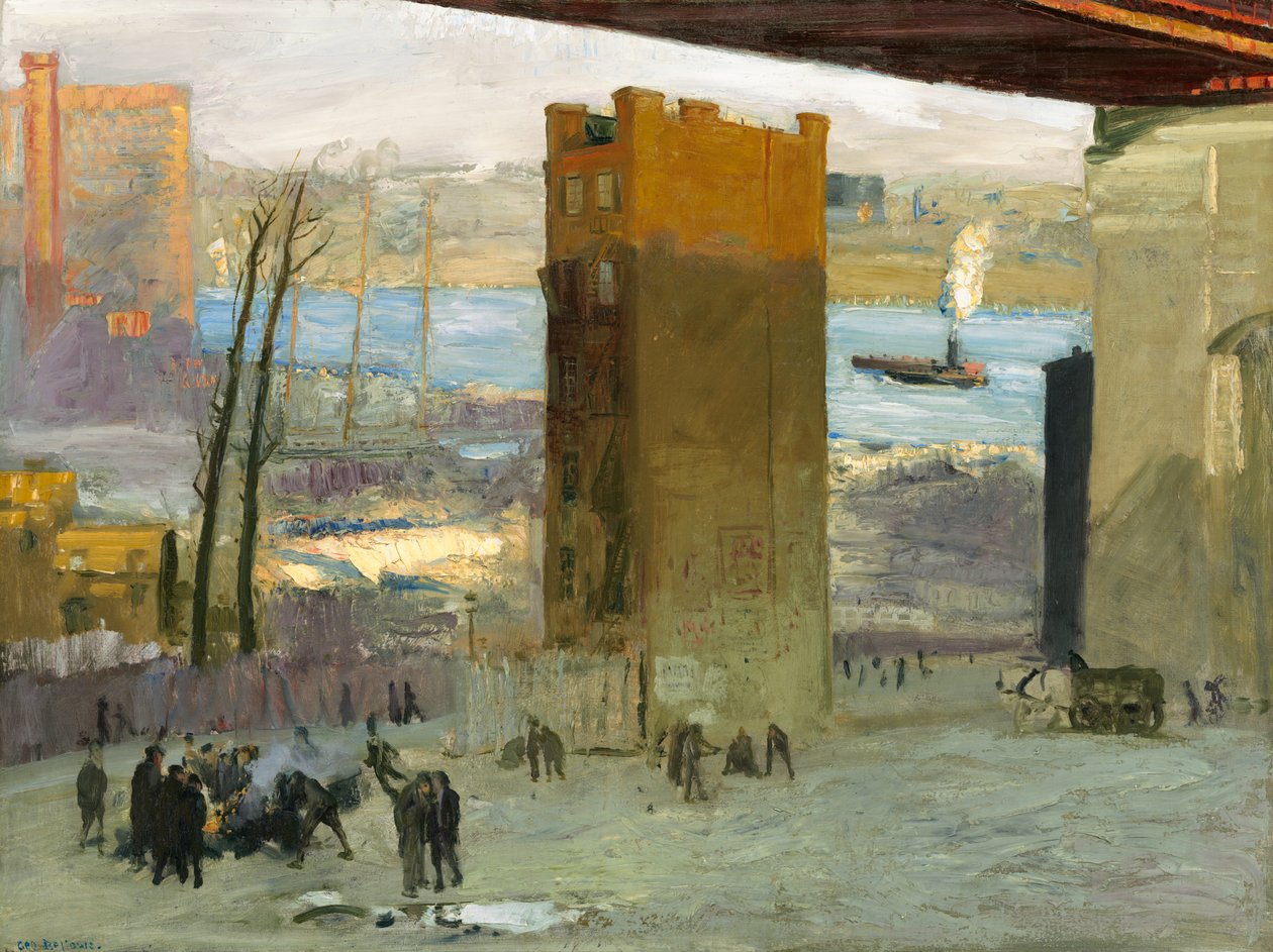 Das einsame Mietshaus von George Wesley Bellows