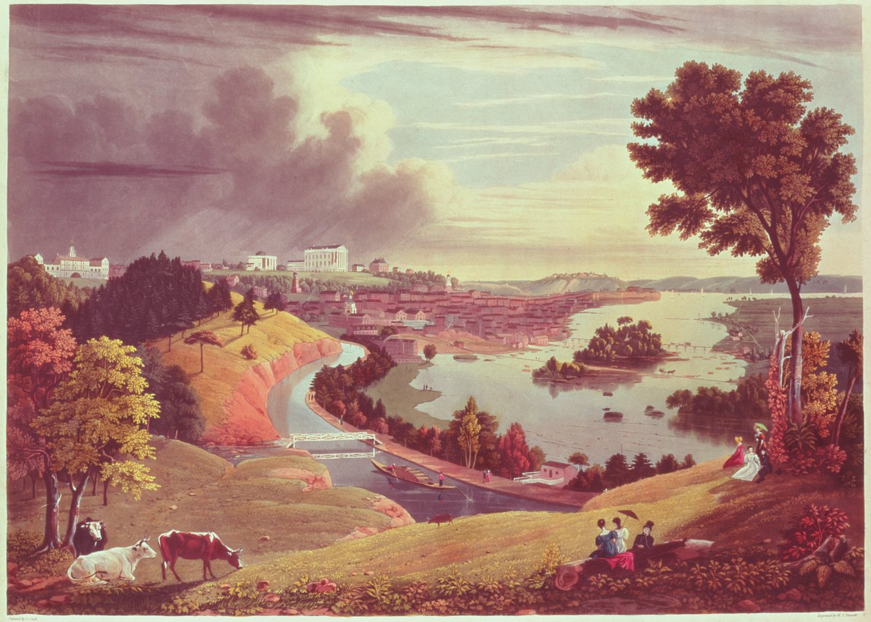 Richmond, Virginia, graviert von William James Bennett von George Cooke