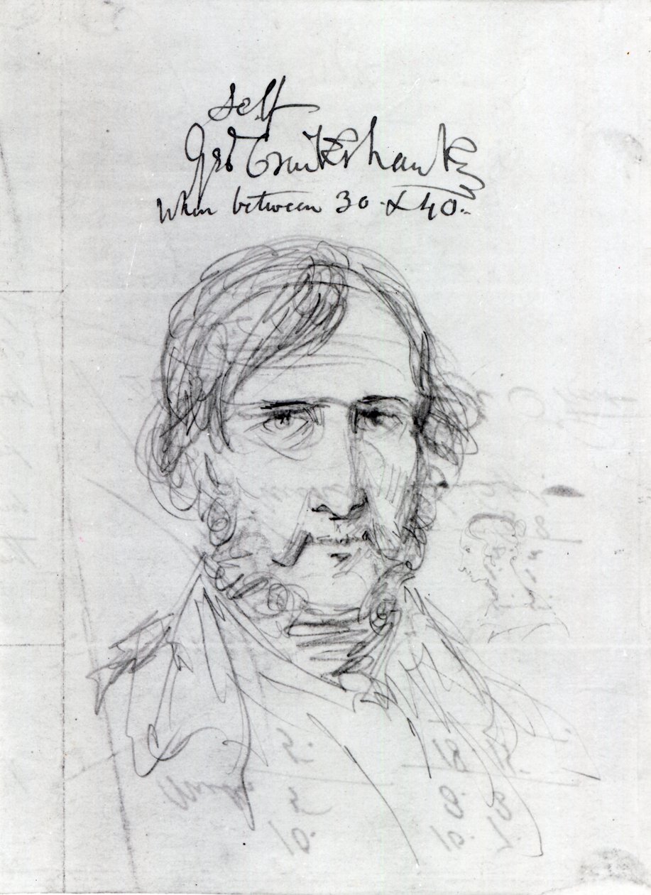 Selbstporträt von George Cruikshank