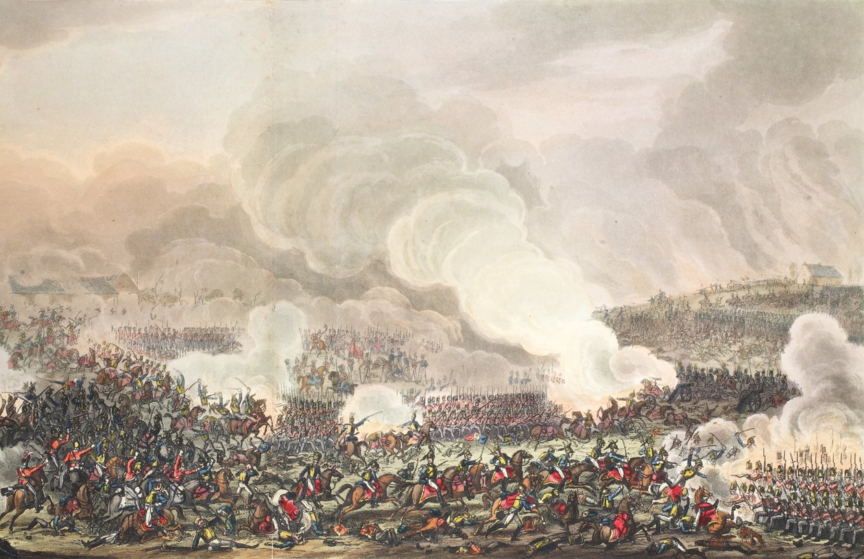 Die Schlacht von Waterloo von George Cruikshank
