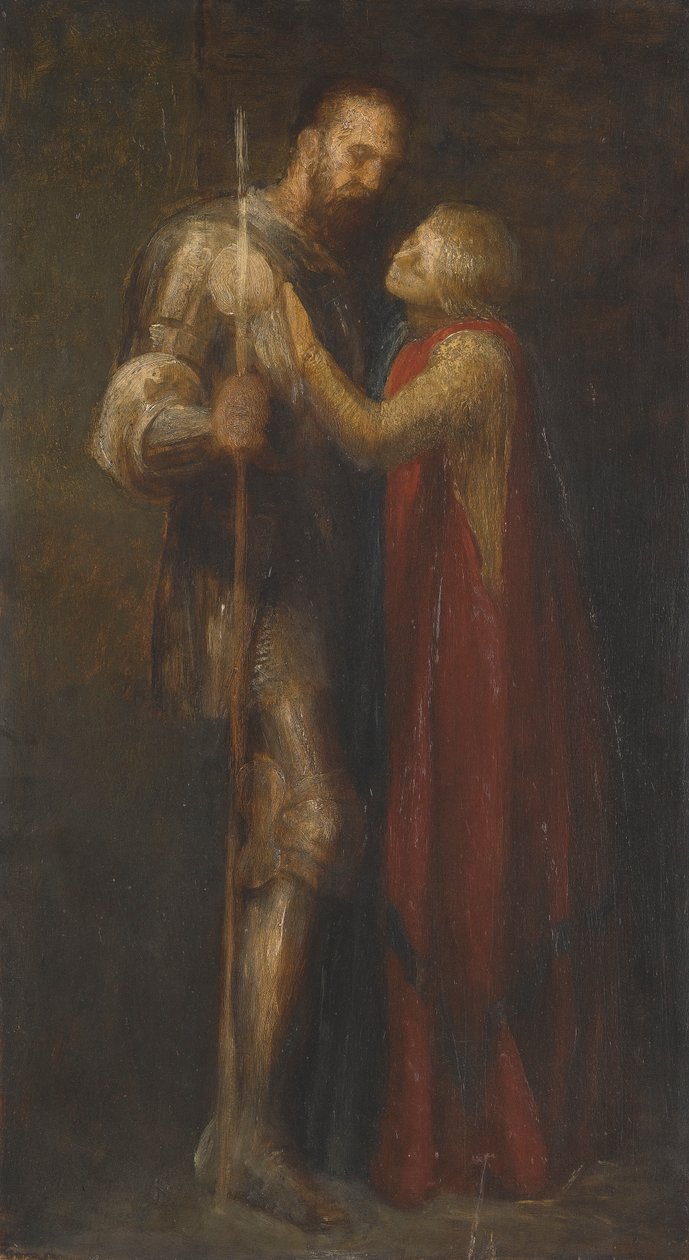 Ritter und Jungfrau von George Frederick Watts