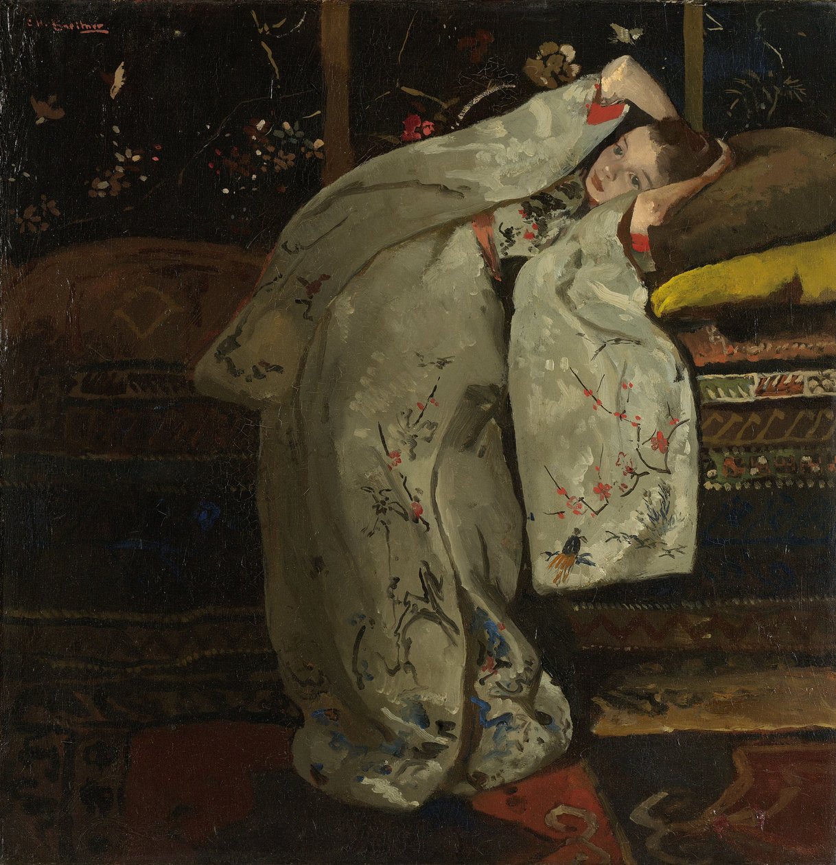 Mädchen im weißen Kimono von George Hendrik Breitner