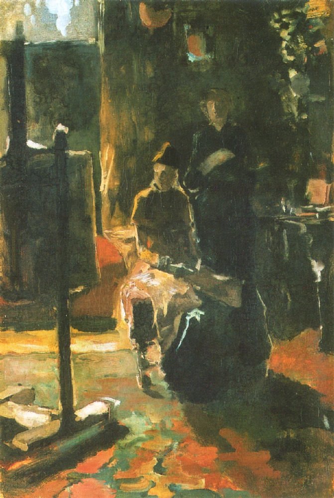 In der Werkstatt von George Hendrik Breitner