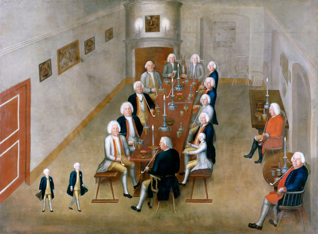 Der Rauchende Rat von Friedrich Wilhelm I. von Preußen, ca. 1737 von George Lisiewski